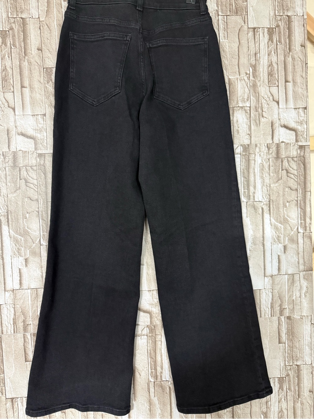 Madewell The Wide-Leg Jean in Super Stretch Denim Sz 27 - Picture 6 of 7